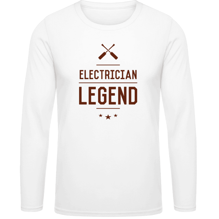 Electrician Legend Langarmshirt contain pic