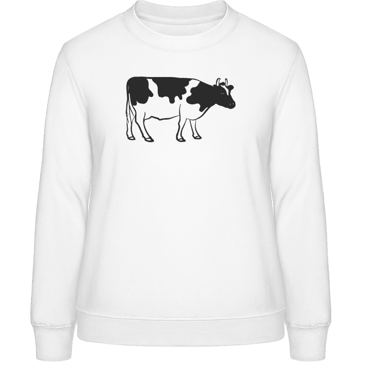 Cow Simple Sweatshirt för kvinnor 0 image