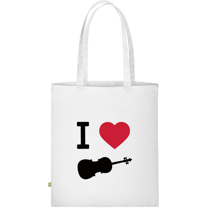 I Heart Violin Väska av tyg contain pic