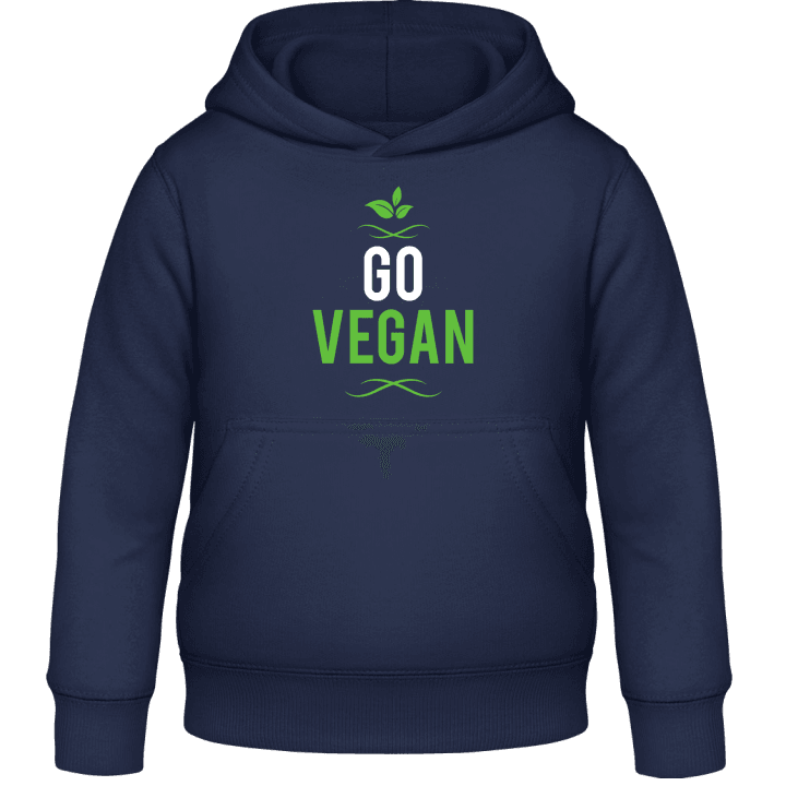 Go Vegan Hettegenser for barn contain pic