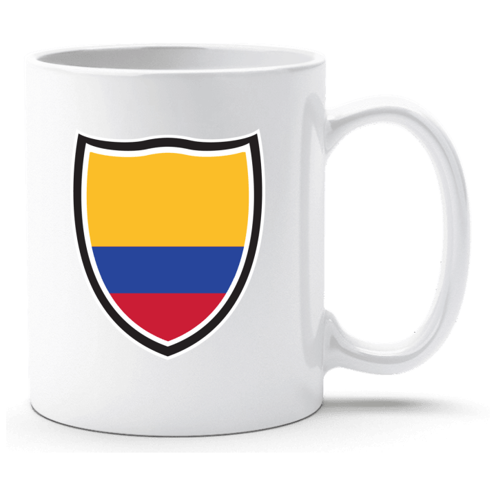 Colombia Flag Shield Taza contain pic