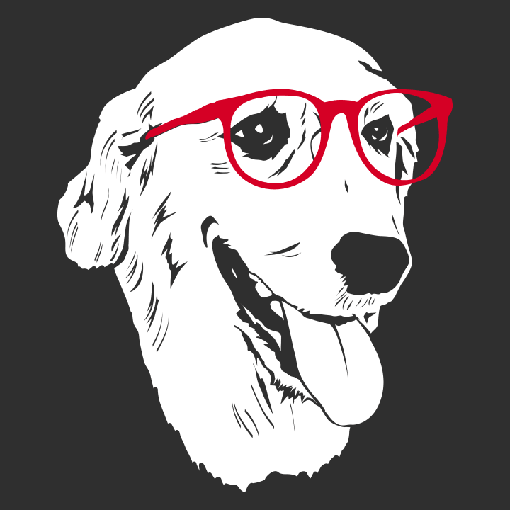 Dog With Glasses Vrouwen Hoodie 0 image