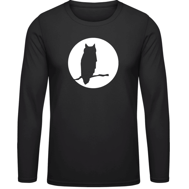 Owl in Moonlight Långärmad skjorta 0 image