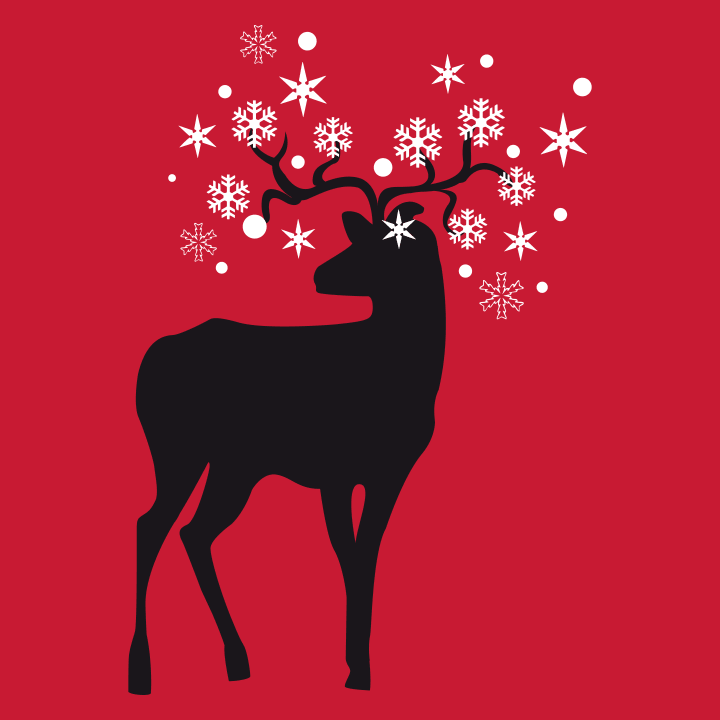 Deer Antlers Snowflake Felpa con cappuccio 0 image