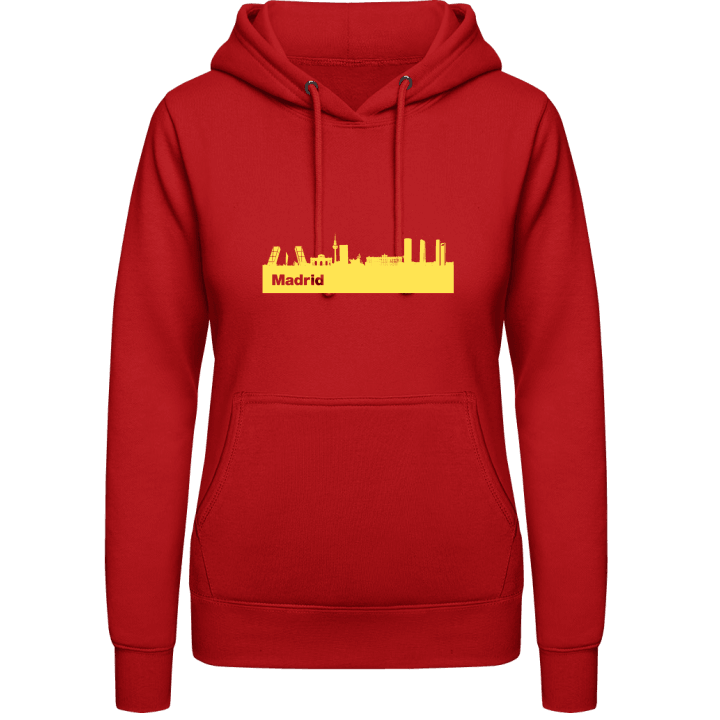Madrid Skyline Vrouwen Hoodie contain pic