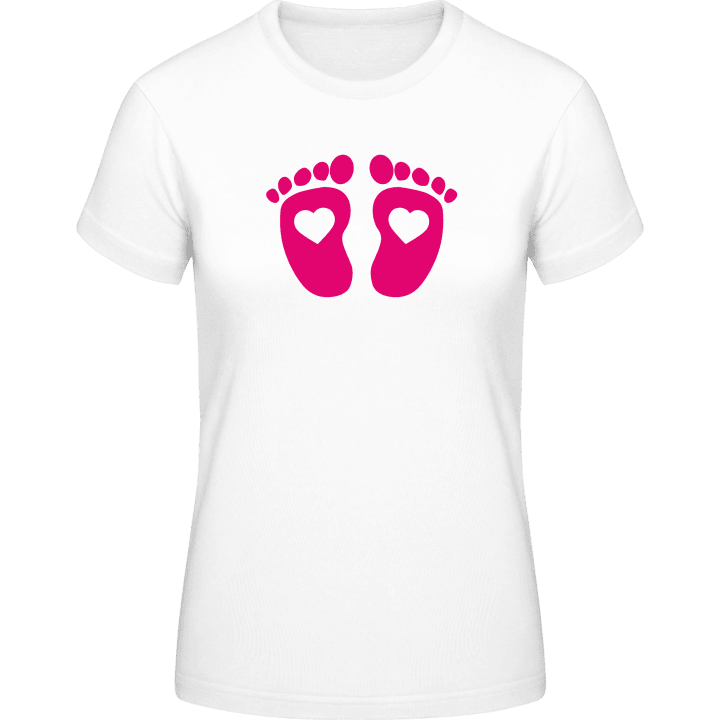 Baby Feet Love T-skjorte for kvinner 0 image