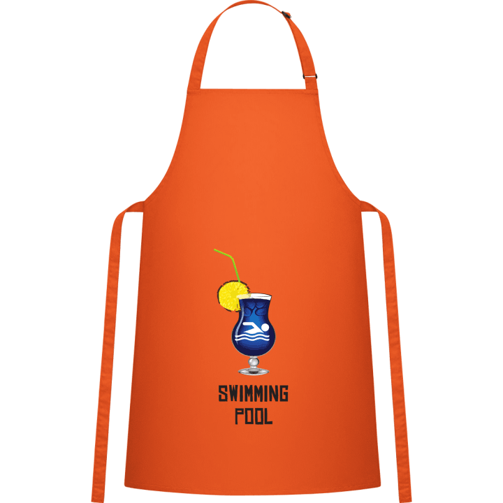 Swimming Pool Cocktail Kitchen Apron contain pic