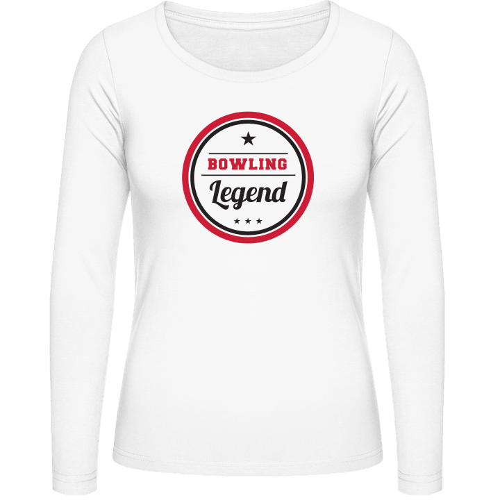 Bowling Legend T-shirt à manches longues pour femmes contain pic
