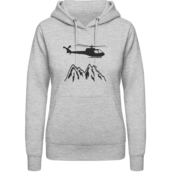 Mountain Rescue Helicopter Vrouwen Hoodie contain pic