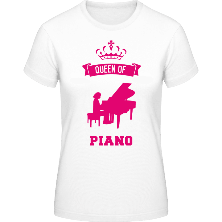 Queen Of Piano T-skjorte for kvinner 0 image
