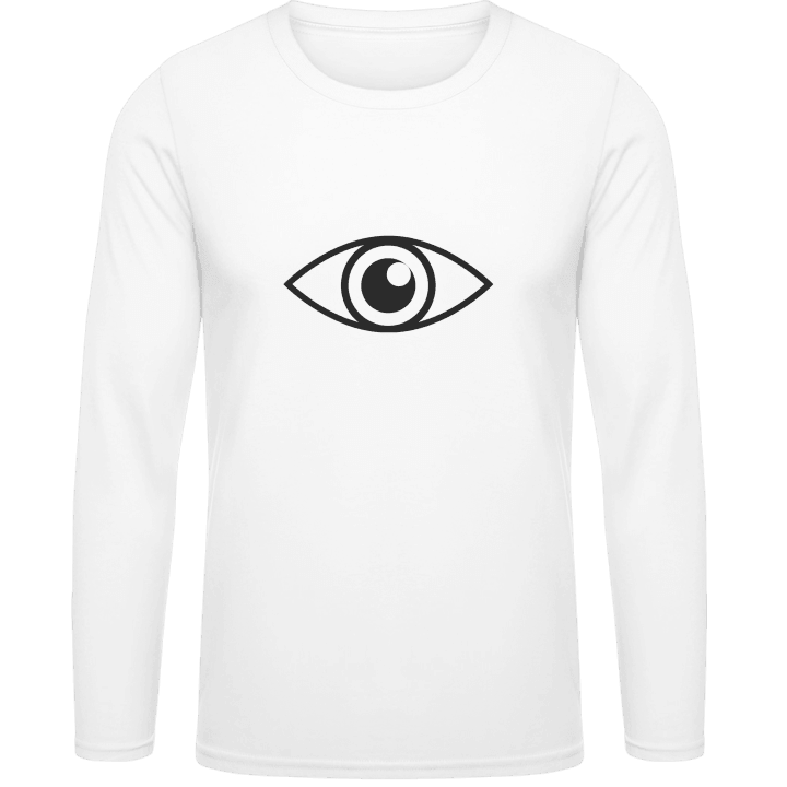 Auge Silhouette Langarmshirt contain pic