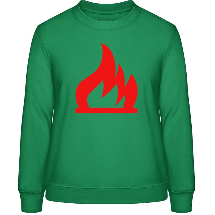 Fire Flammable Frauen Sweatshirt 0 image