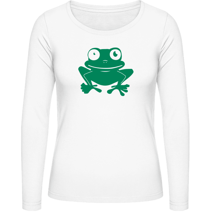 Frosch Icon Frauen Langarmshirt 0 image