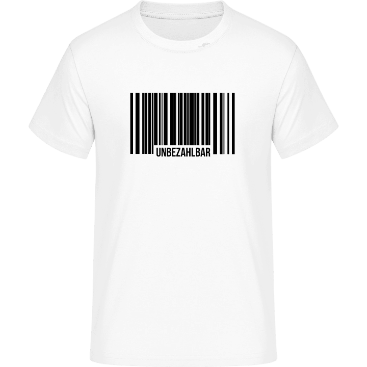 Unbezahlbar Barcode T-skjorte contain pic