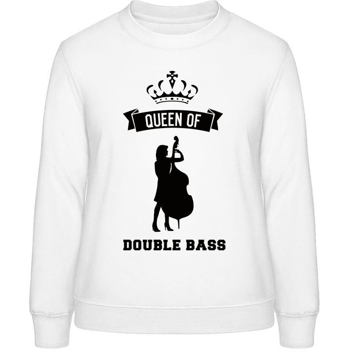 Queen of Double Bass Sweatshirt för kvinnor contain pic