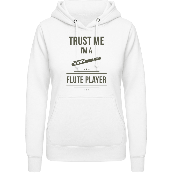 Trust Me I´m A Flute Player Sudadera con capucha para mujer contain pic
