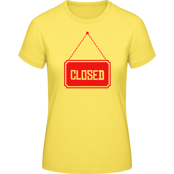 Closed T-shirt för kvinnor 0 image