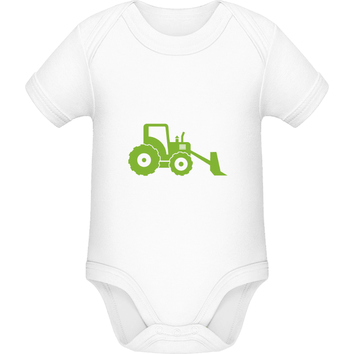 Farmer Tractor Baby romper kostym contain pic