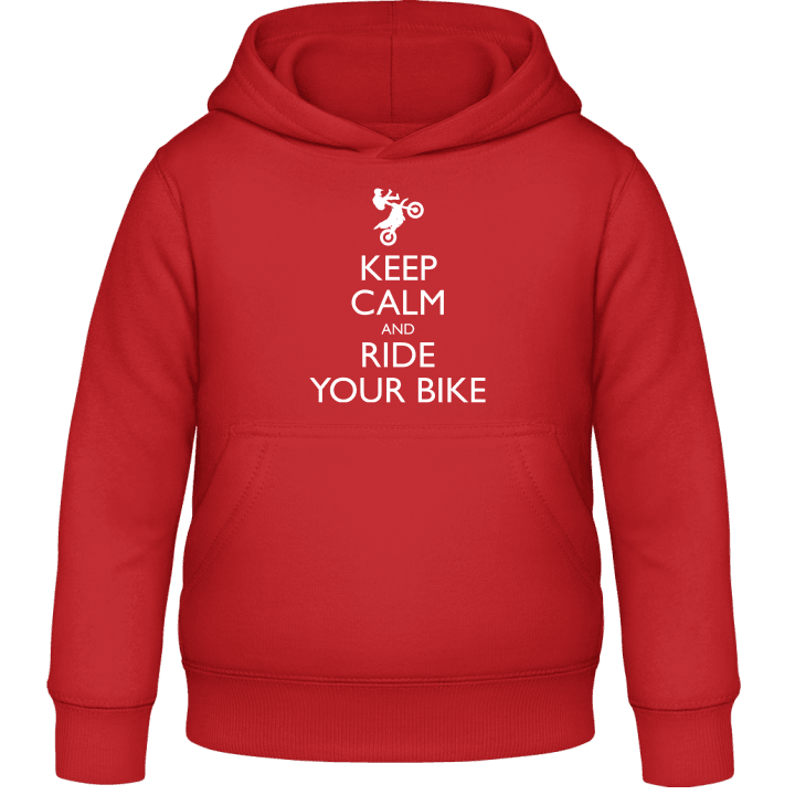 Ride Your Bike Motocross Kids Hoodie contain pic