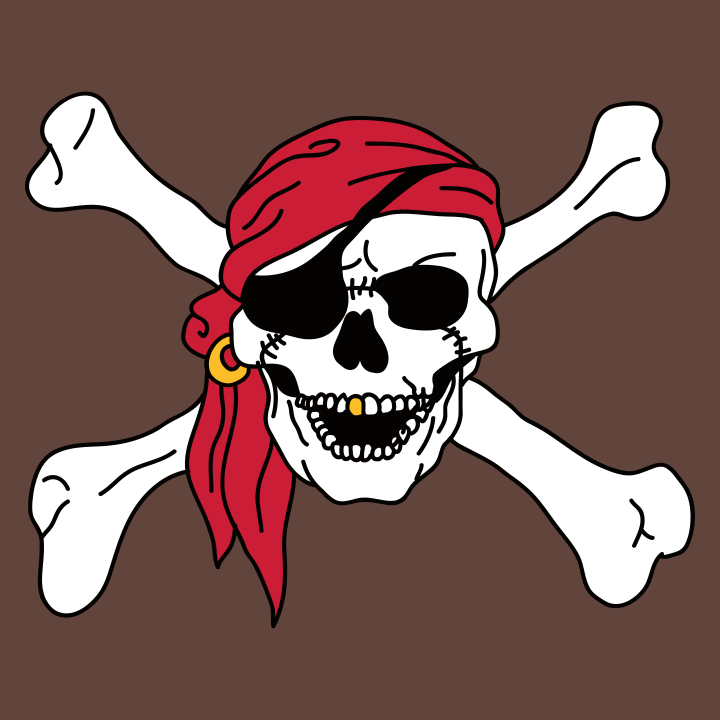 Pirate Skull And Crossbones Langarmshirt 0 image