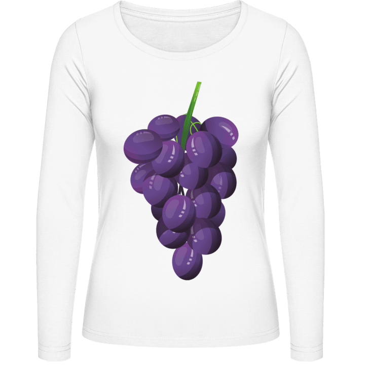 Grapes Camicia donna a maniche lunghe contain pic