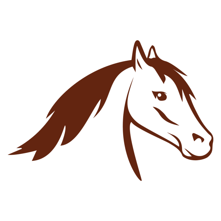 Horse Head Illustration Vauvan t-paita 0 image