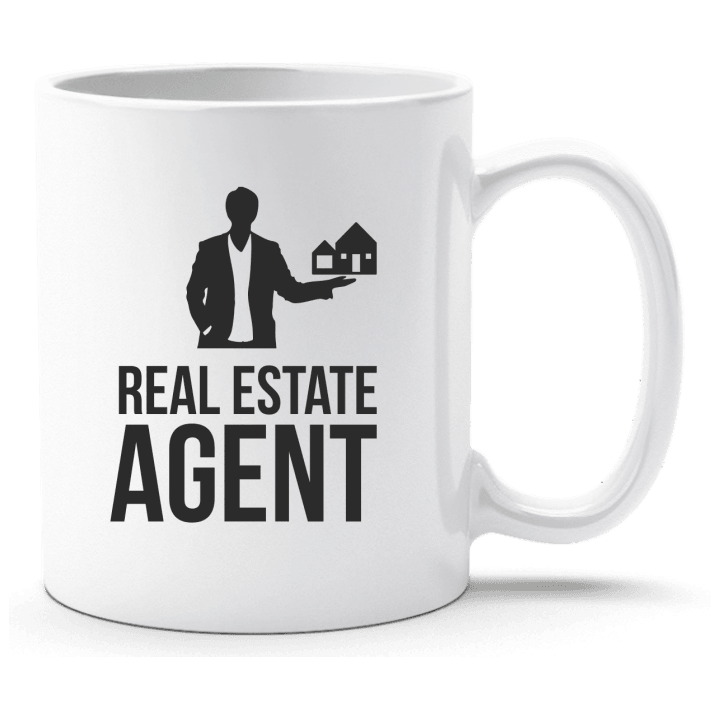 Real Estate Agent Design Taza contain pic