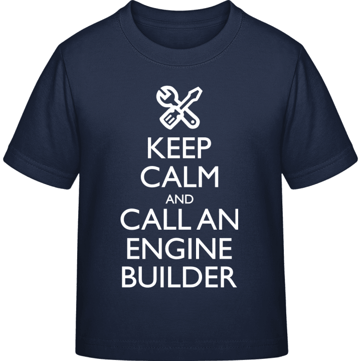 Keep Calm Call A Machine Builder Kinderen T-shirt 0 image
