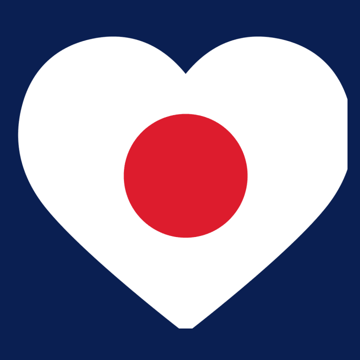 Japan Heart Flag T-shirt à manches longues pour femmes 0 image