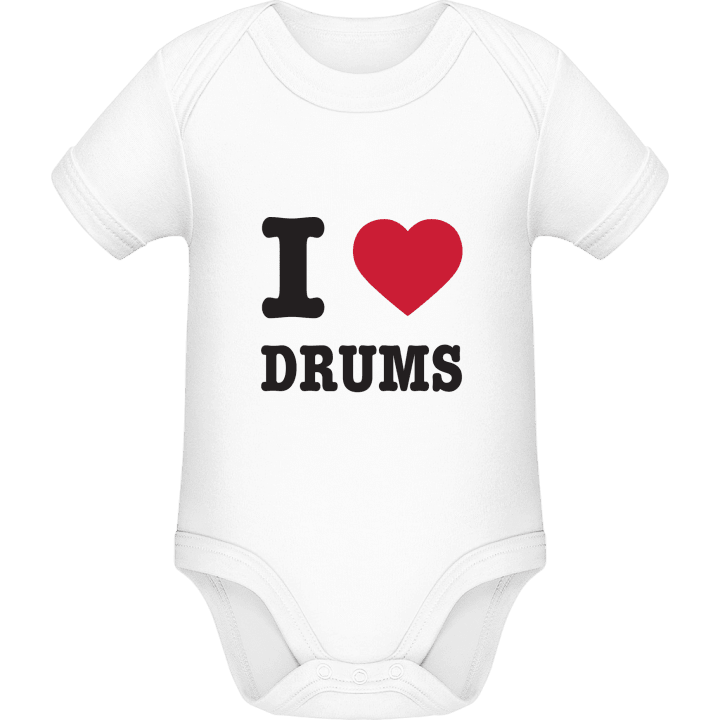I Heart Drums Baby romperdress contain pic