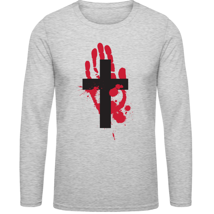 Jesus Bleedin Langermet skjorte contain pic