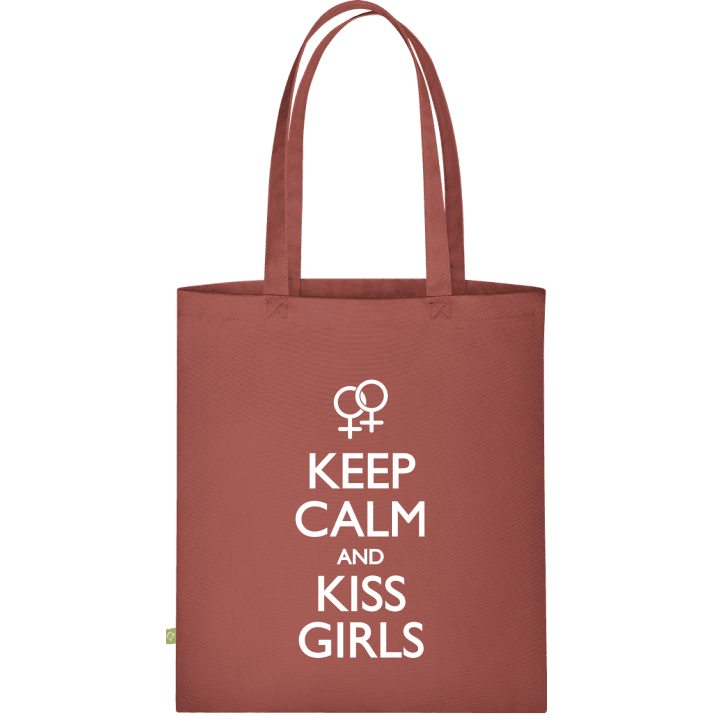 Keep Calm and Kiss Girls Lesbian Borsa in tessuto contain pic