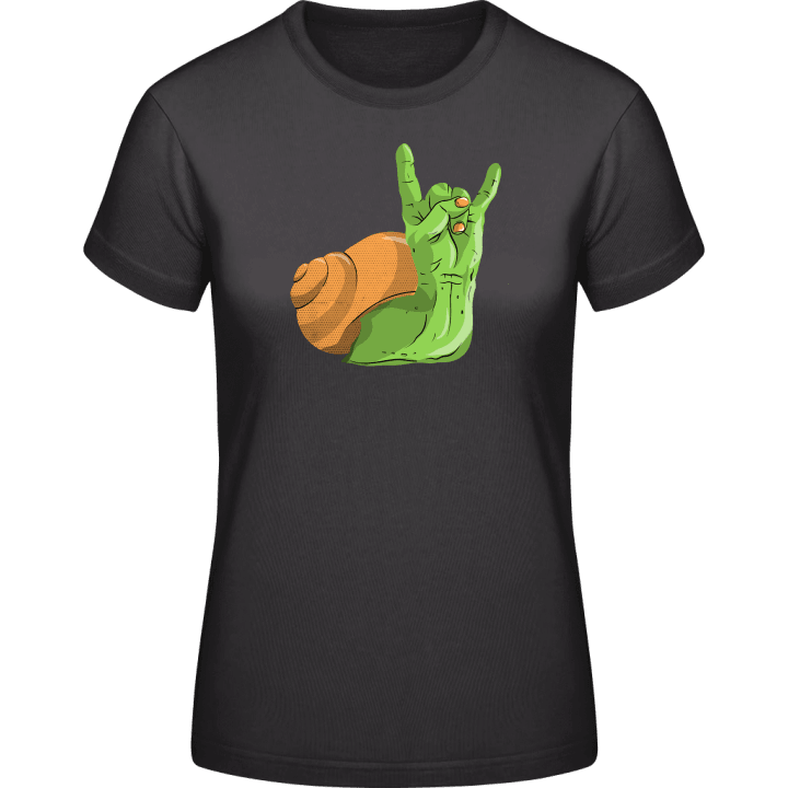 Rock And Roll Snail T-shirt til kvinder 0 image