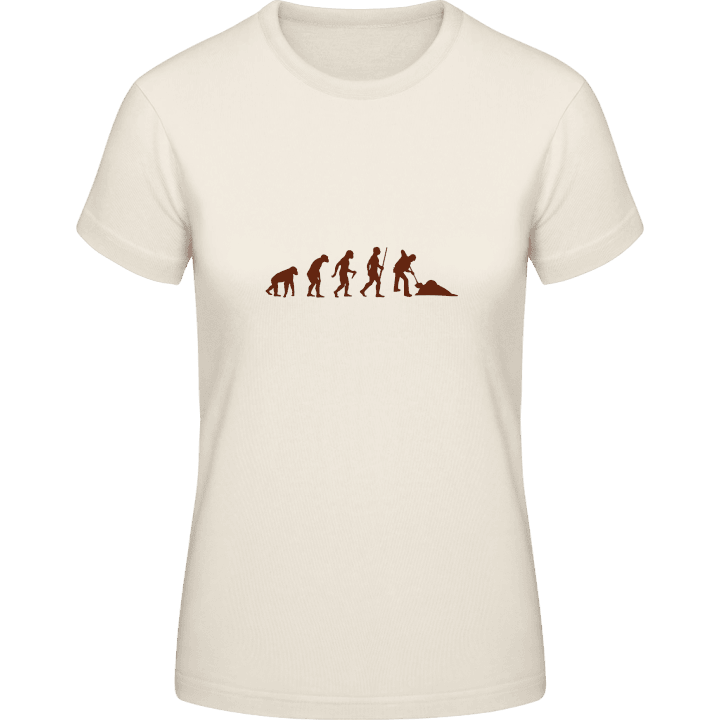 Construction Worker Evolution T-shirt för kvinnor contain pic