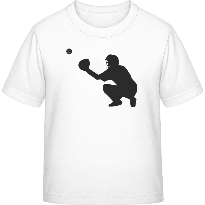 Baseball Scene Silhouette Camiseta infantil contain pic
