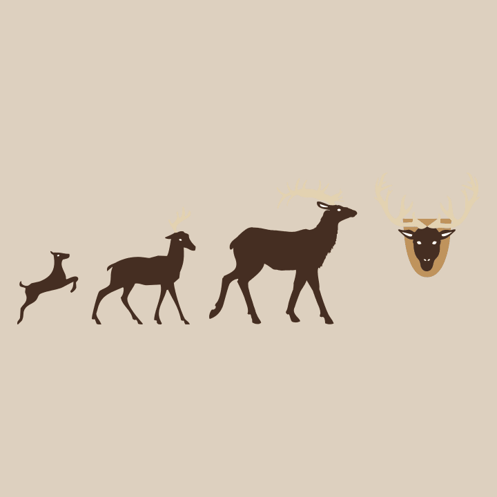 Evolution Deer To Antlers Naisten t-paita 0 image