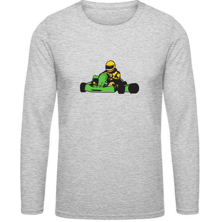 Go Kart Race T-shirt à manches longues contain pic