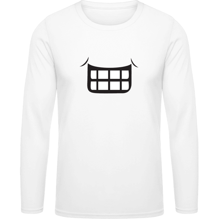 Grin Mouth T-shirt à manches longues contain pic