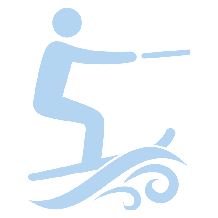 Water Skiing Langærmet skjorte til kvinder 0 image