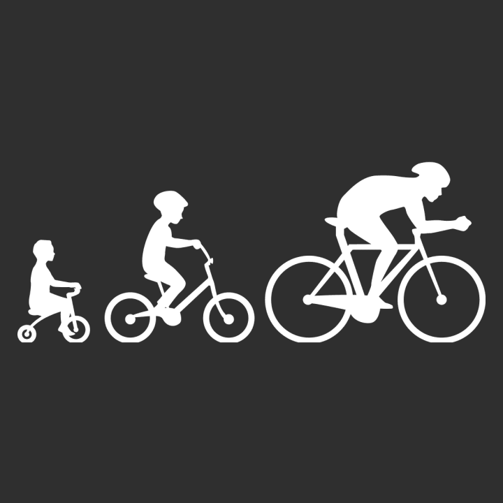 Evolution Of A Cyclist Langermet skjorte for kvinner 0 image