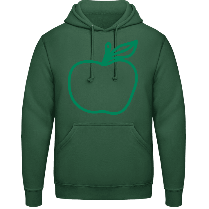 Green Apple With Leaf Felpa con cappuccio 0 image