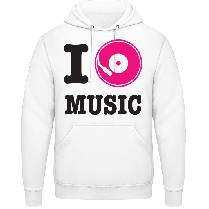I Love Music Hoodie contain pic