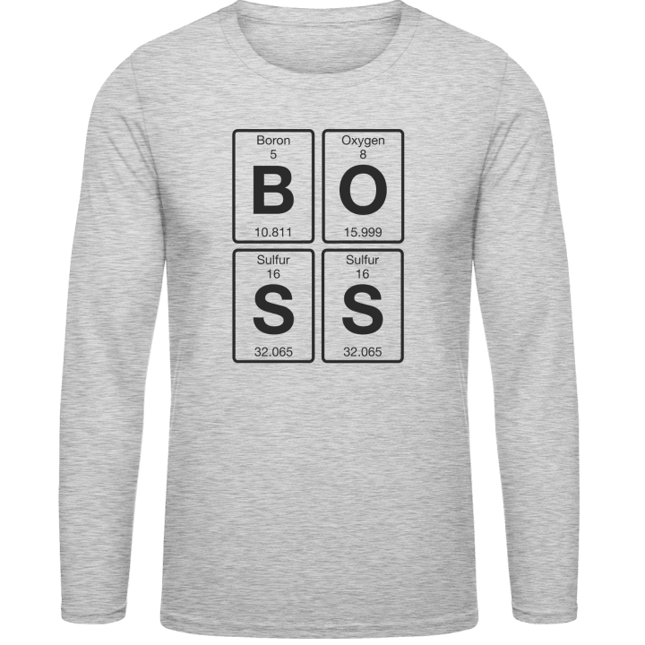 BOSS Chemical Elements Shirt met lange mouwen contain pic