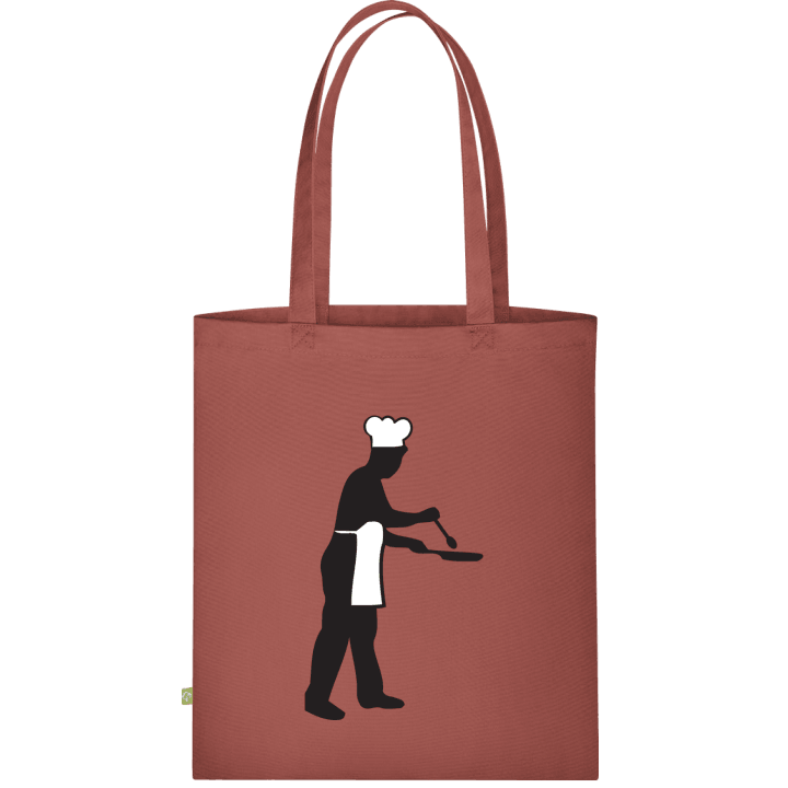 Chef Cook Silhouette Väska av tyg contain pic