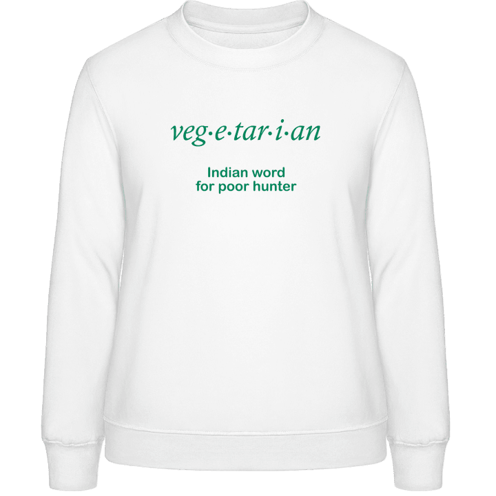 Vegetarier Frauen Sweatshirt 0 image