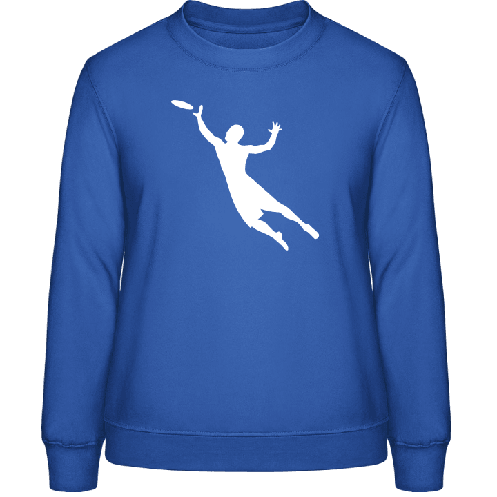 Frisbee Player Silhouette Sweatshirt för kvinnor contain pic