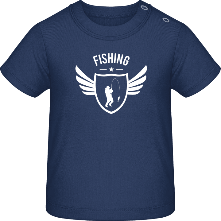 Fishing Winged Baby T-Shirt 0 image