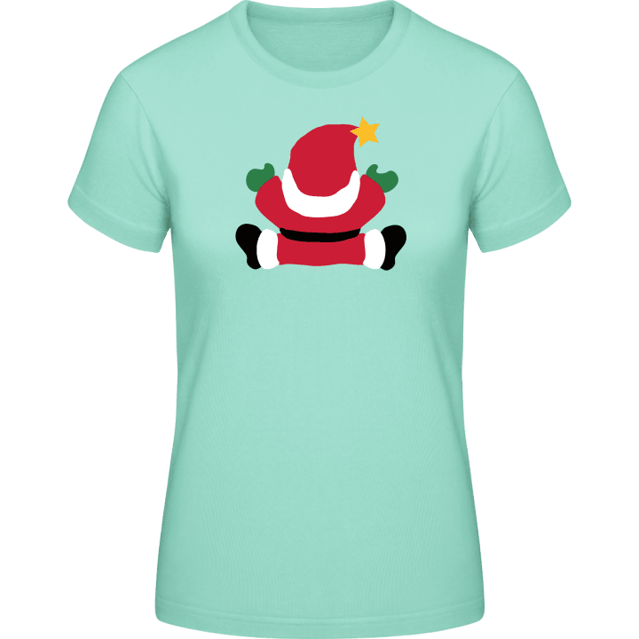 Santa Claus Backside T-skjorte for kvinner 0 image