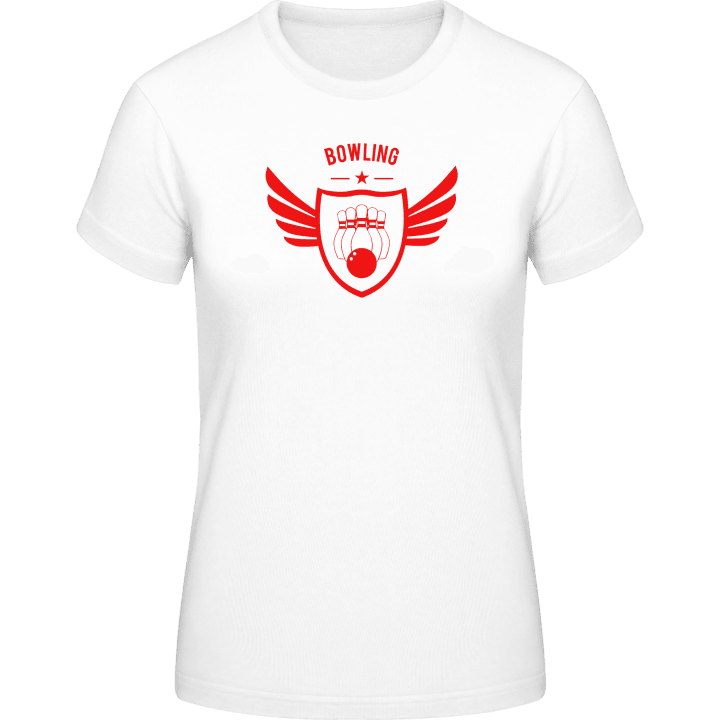 Bowling Winged T-shirt för kvinnor contain pic