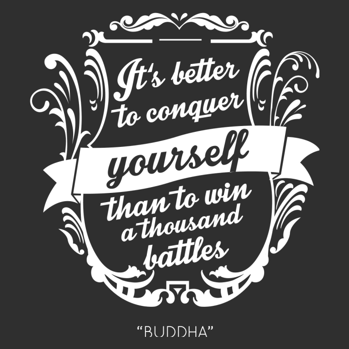 Conquer Yourself Buddha Vrouwen T-shirt 0 image